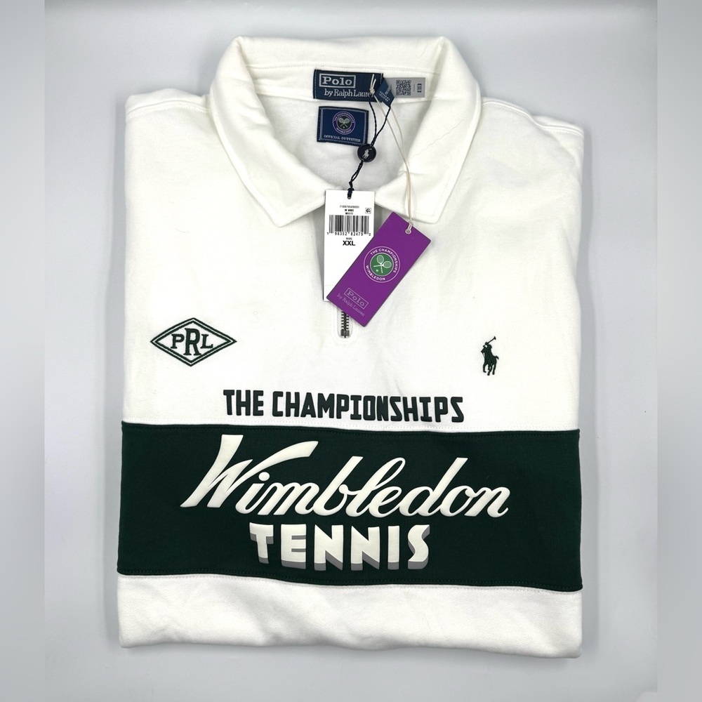 Polo Ralph Lauren Unisex Wimbledon Relaxed-Fit Fleece Sweatshirt - Picture 4 of 7